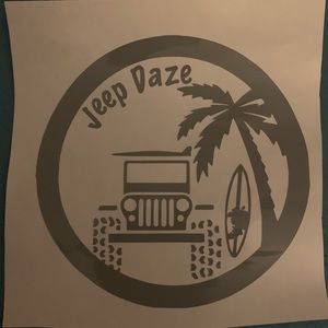 Jeep Daze decal